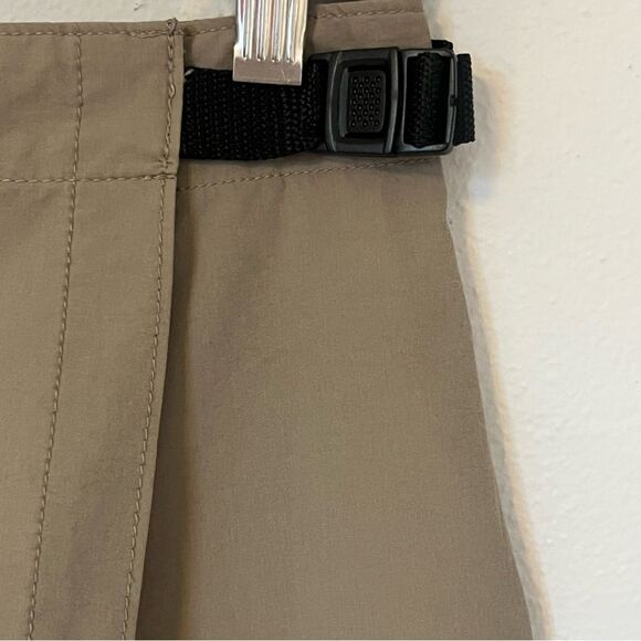 Woolrich Khaki Hiking Adjustable Waist Wrap Skirt Skort Gorpcore Size 8 - Picture 5 of 11